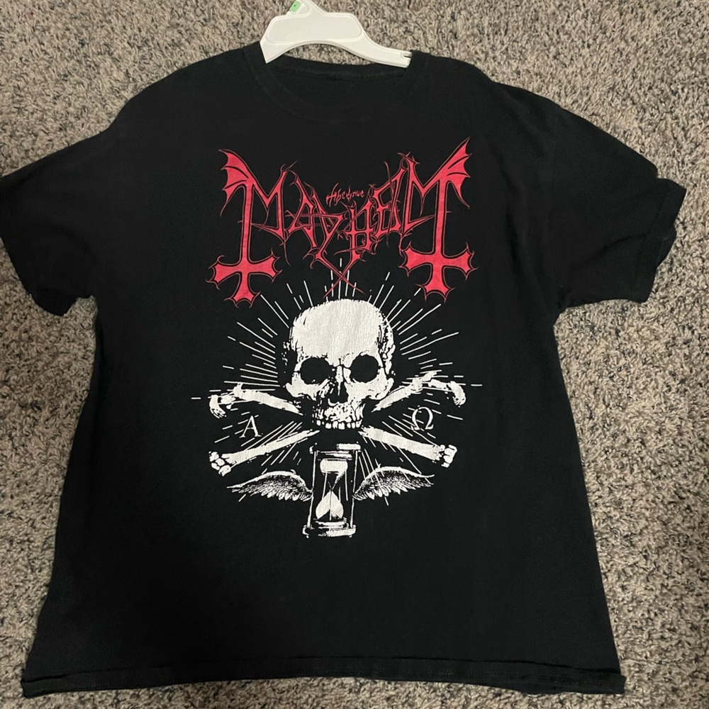 Mayhem Black Graphic Tee - Short Sleeve